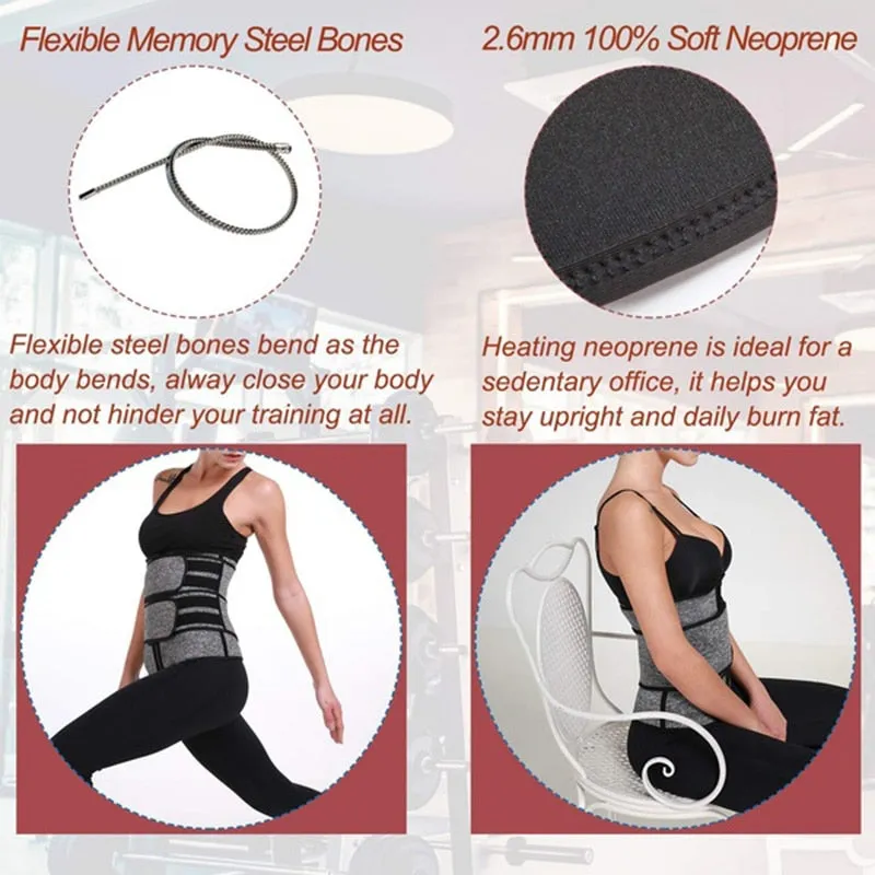 Neoprene Sauna Waist Trainer Corset Sweat Belt for Women
