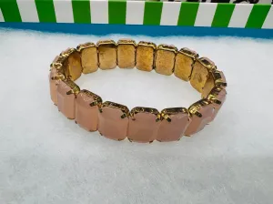New Beautiful Expandable Bracelet in Blush Pink by Garbo! Includes Gift Box!