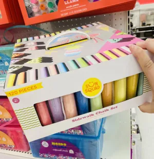 New in box! Awesome 120pc Sidewalk Chalk Set - Sun Squad! Every kid would love this!