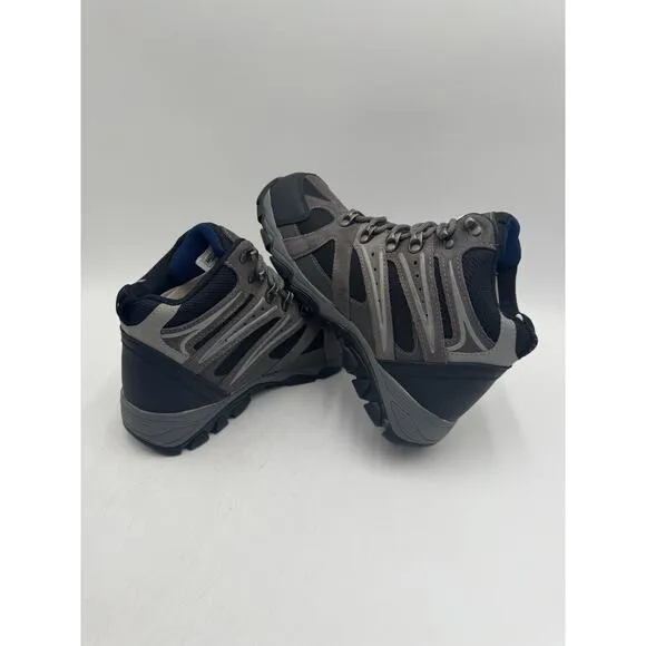 NEW Iron Age SURVEYOR Men's Hiking Boot Grey/Black US Size 7.5 Wide NIB