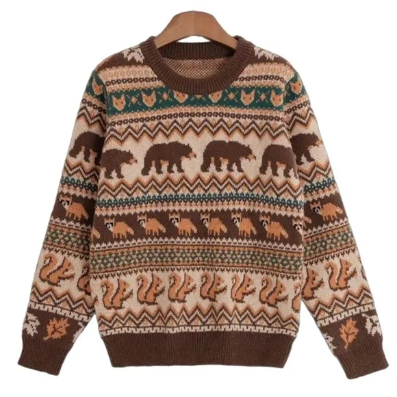 NEW The Beary Woodlands Sweater