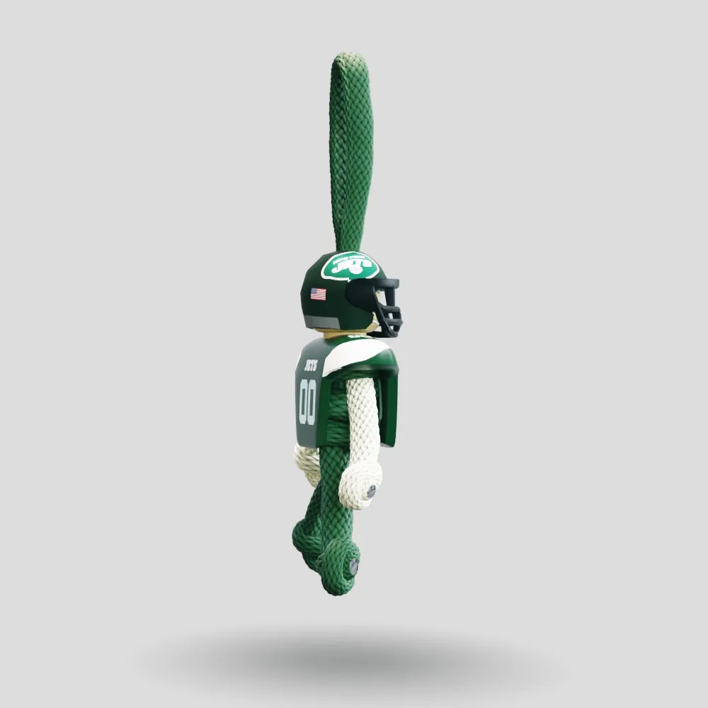 New York Jets Paracord Buddy Keychain