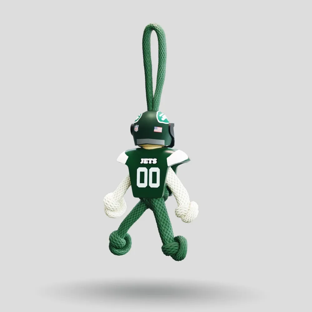 New York Jets Paracord Buddy Keychain