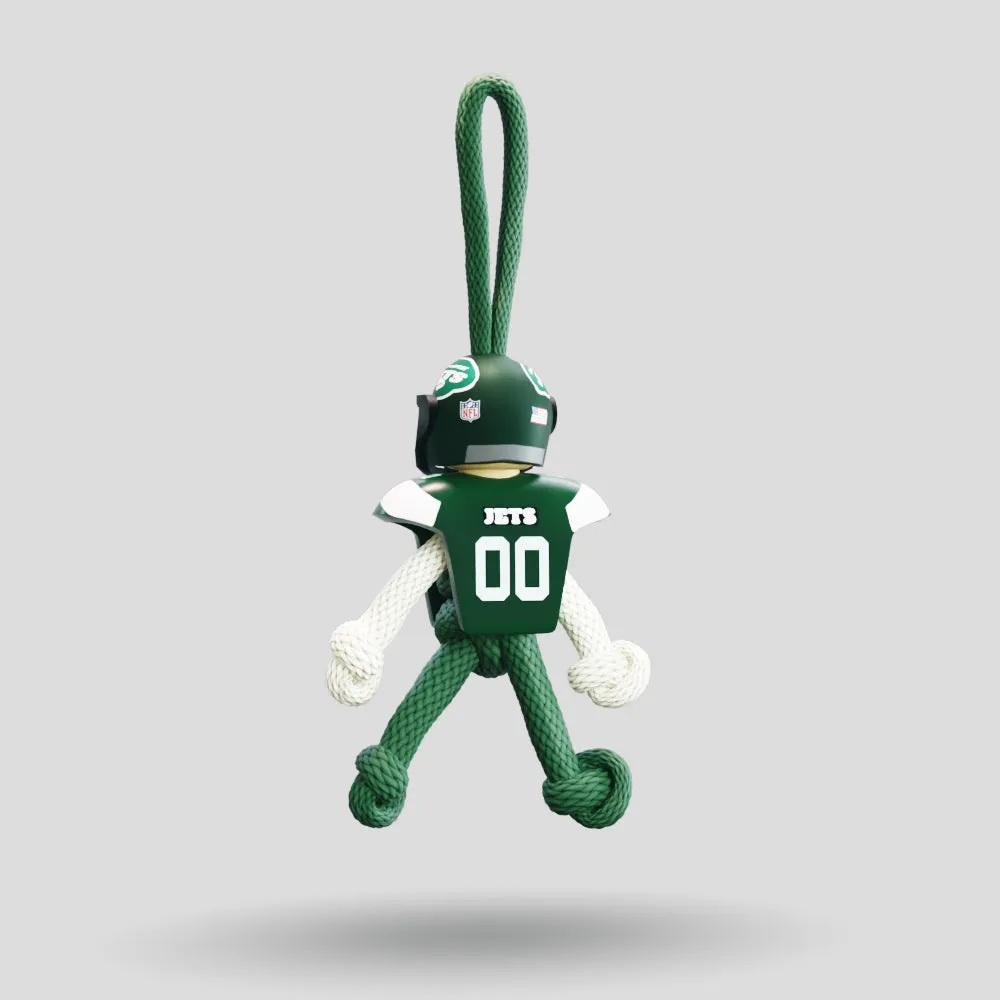 New York Jets Paracord Buddy Keychain