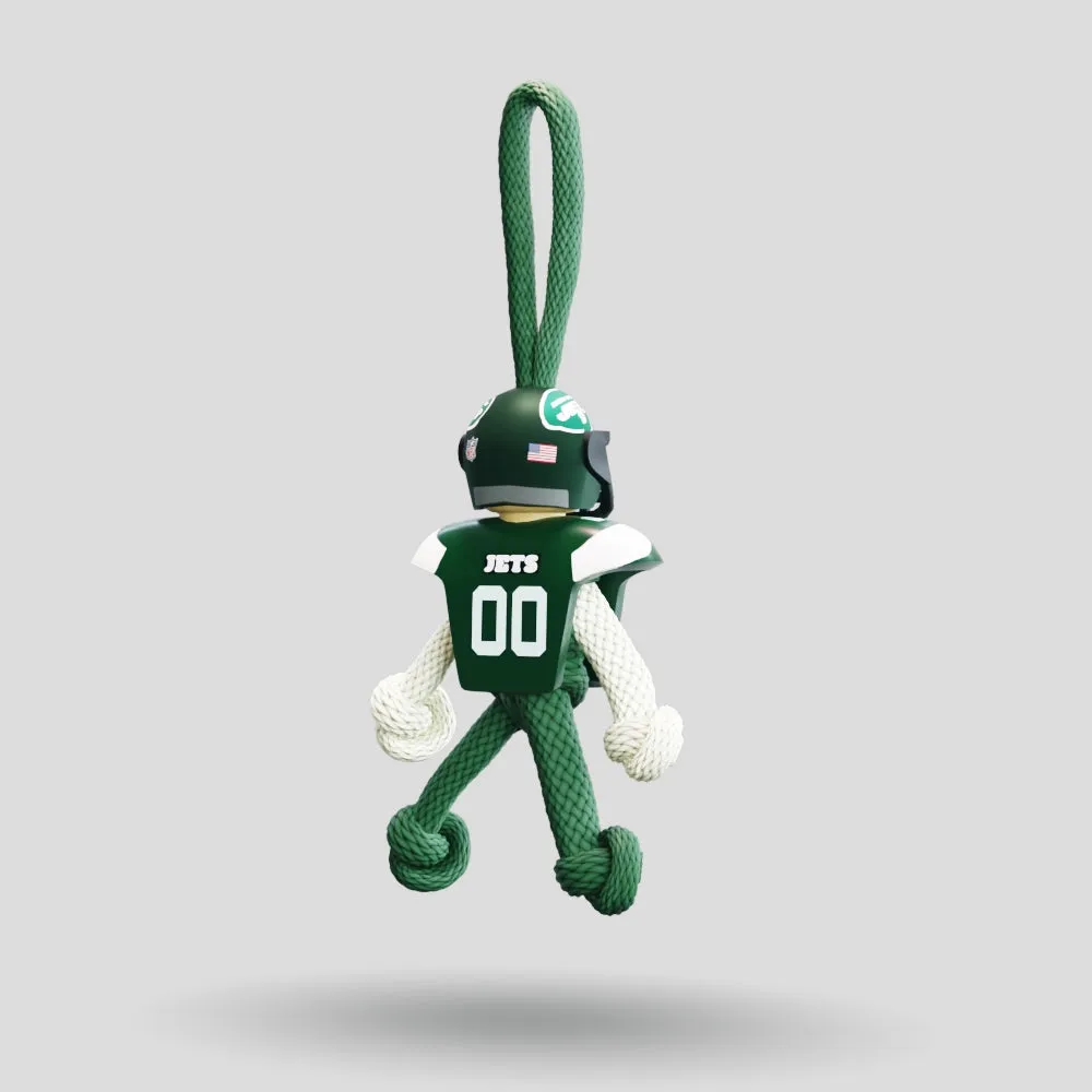 New York Jets Paracord Buddy Keychain