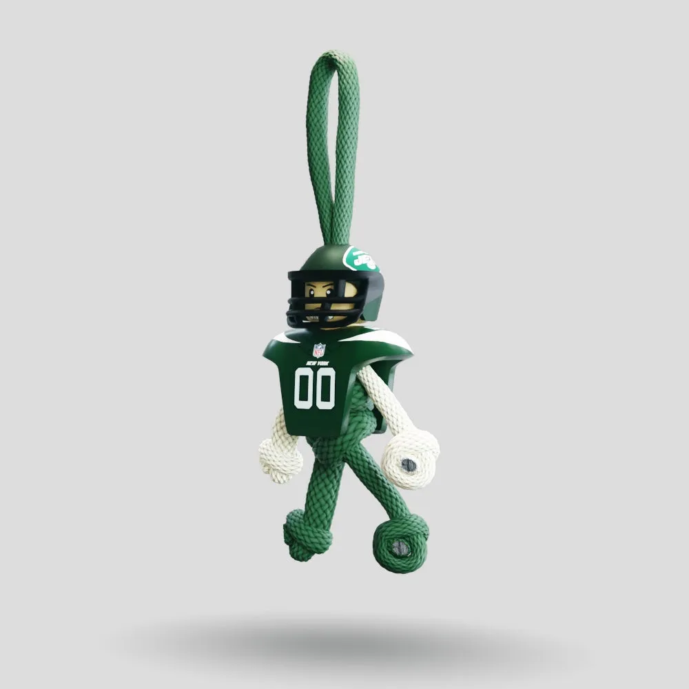 New York Jets Paracord Buddy Keychain
