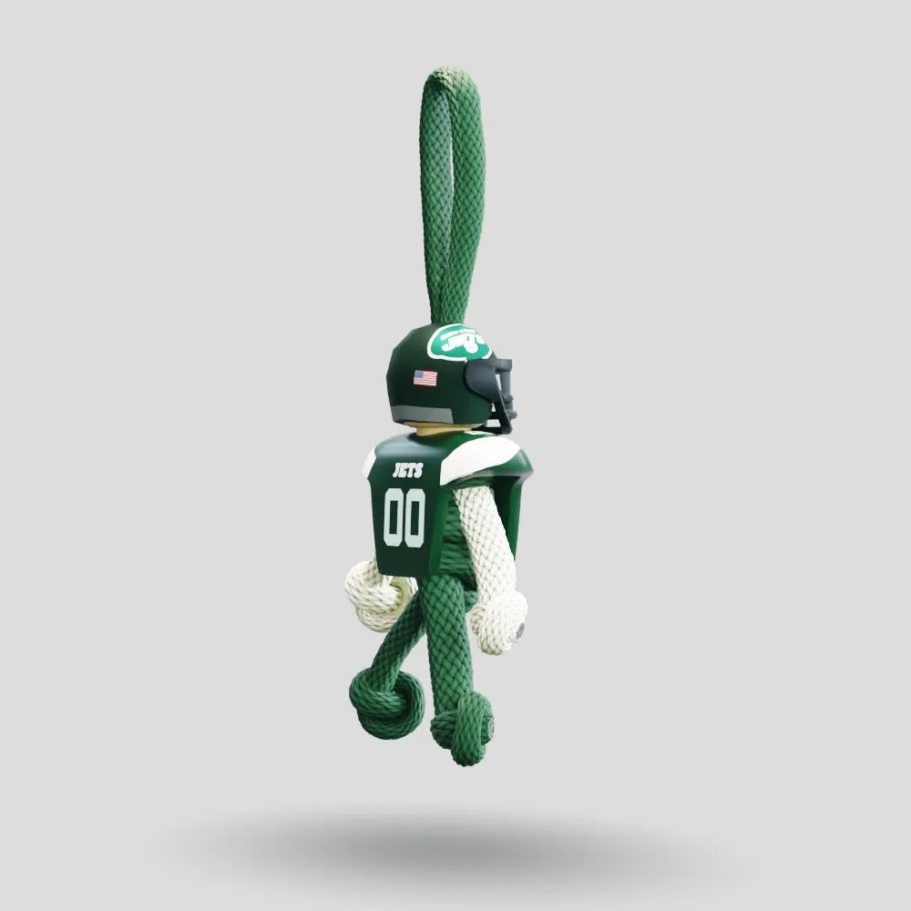 New York Jets Paracord Buddy Keychain