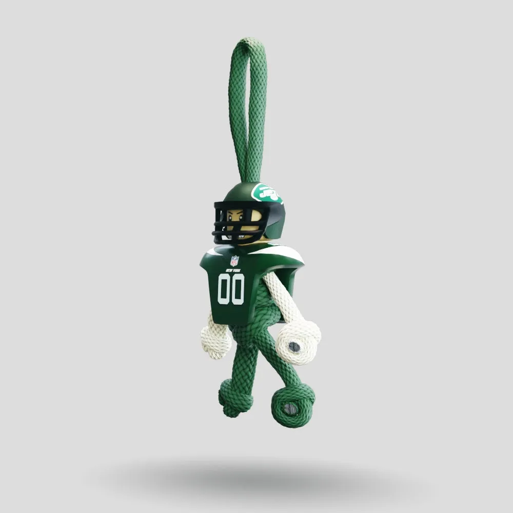 New York Jets Paracord Buddy Keychain