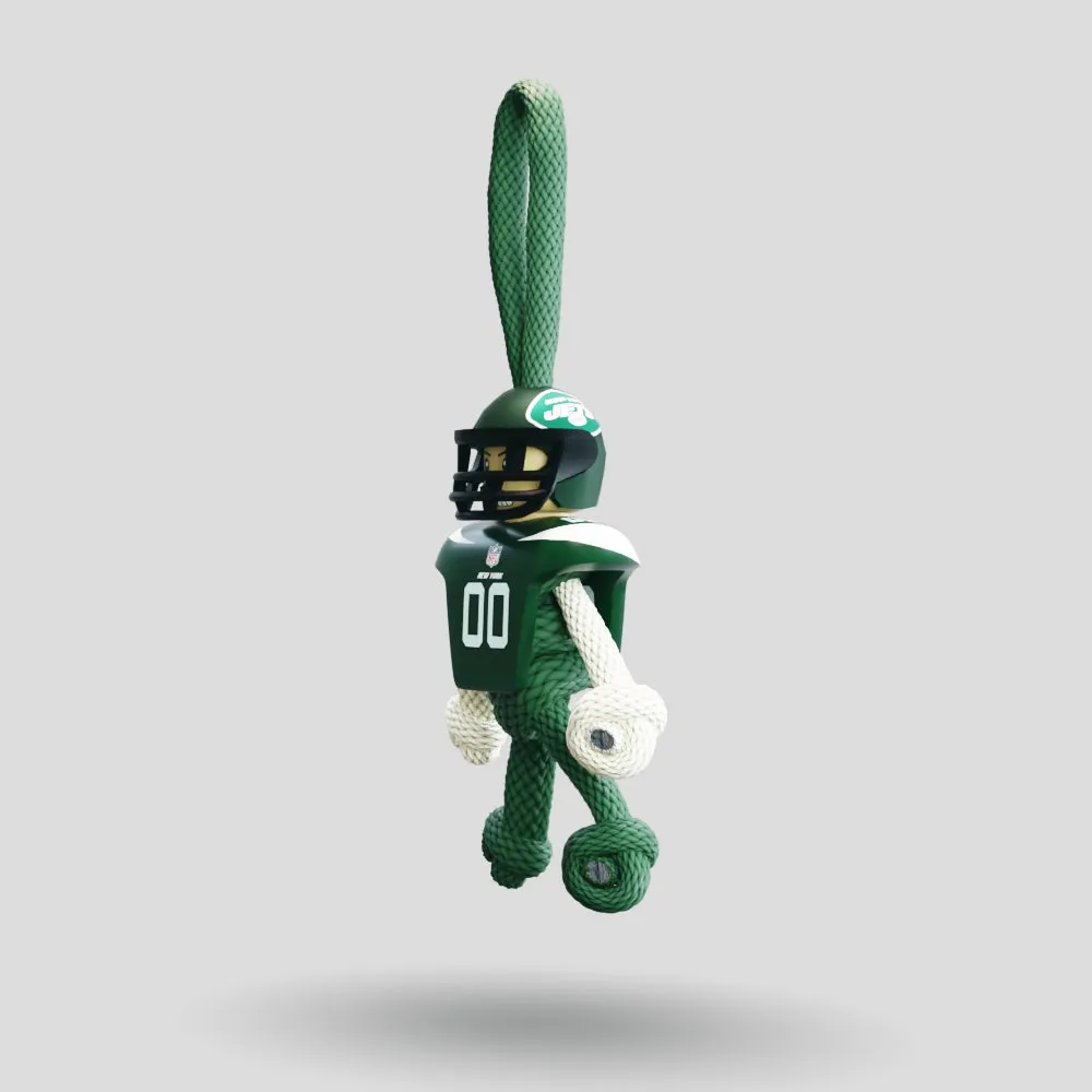 New York Jets Paracord Buddy Keychain