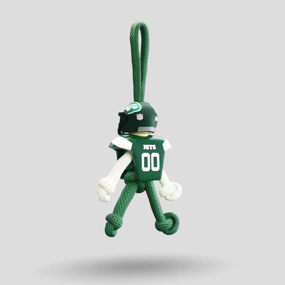 New York Jets Paracord Buddy Keychain