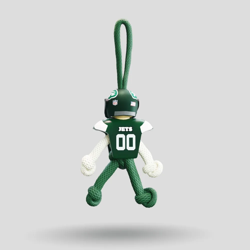 New York Jets Paracord Buddy Keychain