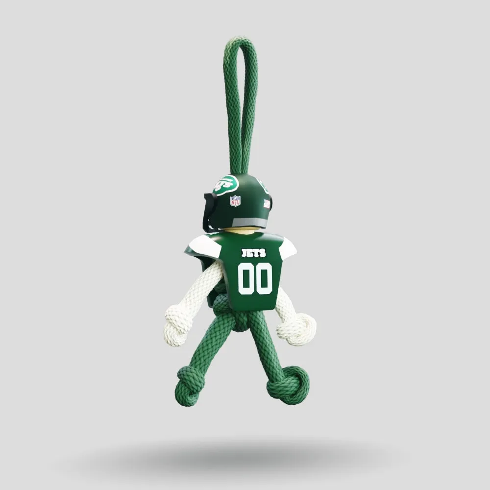 New York Jets Paracord Buddy Keychain