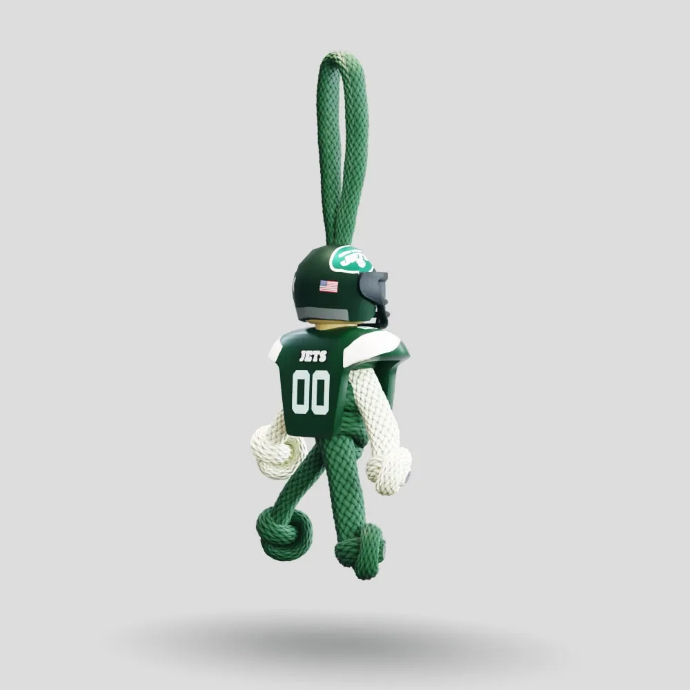 New York Jets Paracord Buddy Keychain