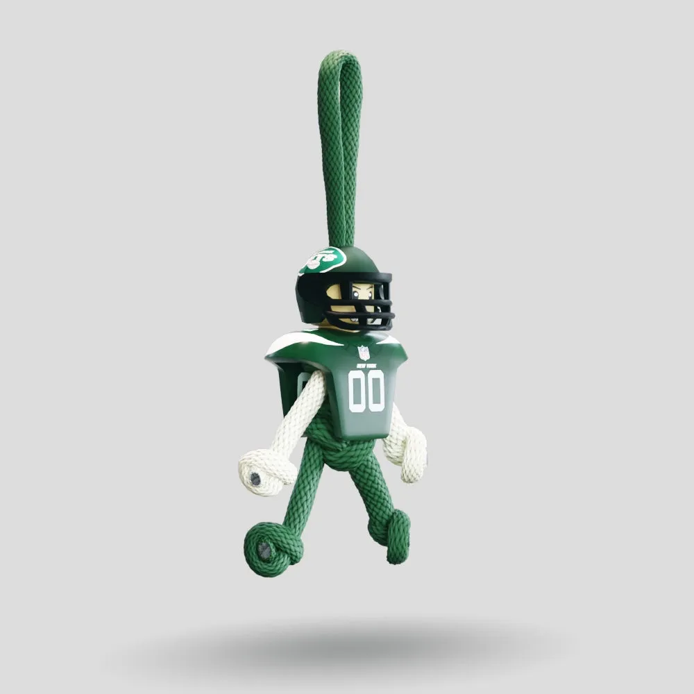 New York Jets Paracord Buddy Keychain