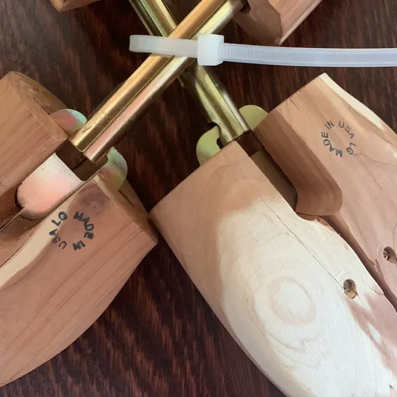 Nordstrom large cedar made in USA shoe tree adjustable shaper 3 pair lot