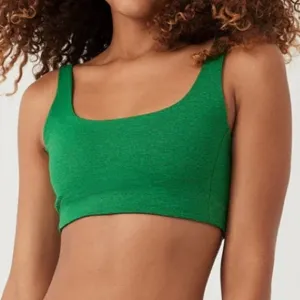 NWOT Outdoor Voices Double Time Sports Bra in Spearmint S High Support SPF 50