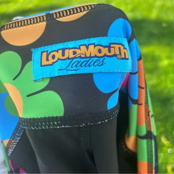 NWT Loudmouth Ladies Golf Skort Skirt - Magic Bus Daisy | Size Large