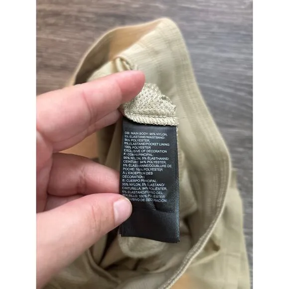 NWT The North Face Aphrodite Bermuda ShortTwill Beige UPF 50 Size Small