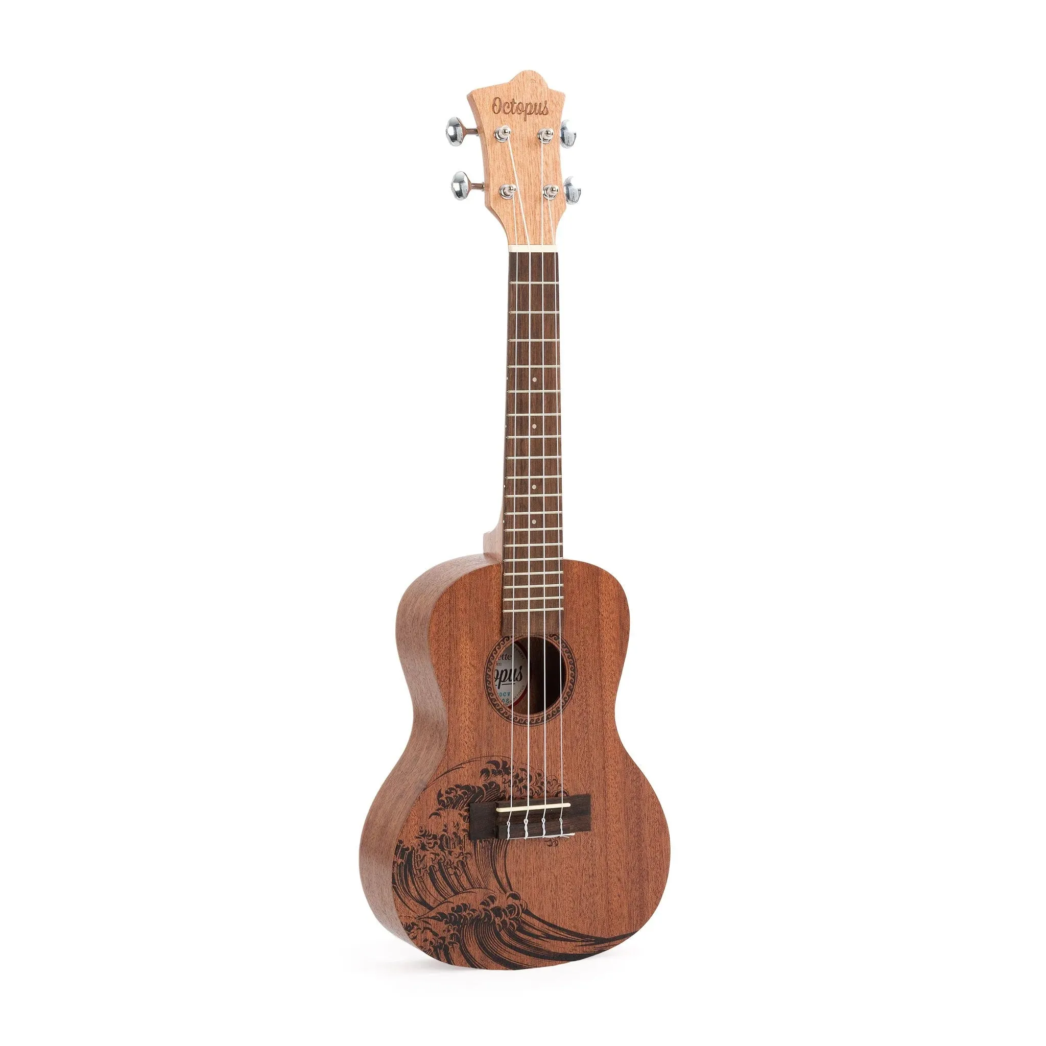 Octopus (UK230CW) Wave Concert Ukulele   Gig Bag
