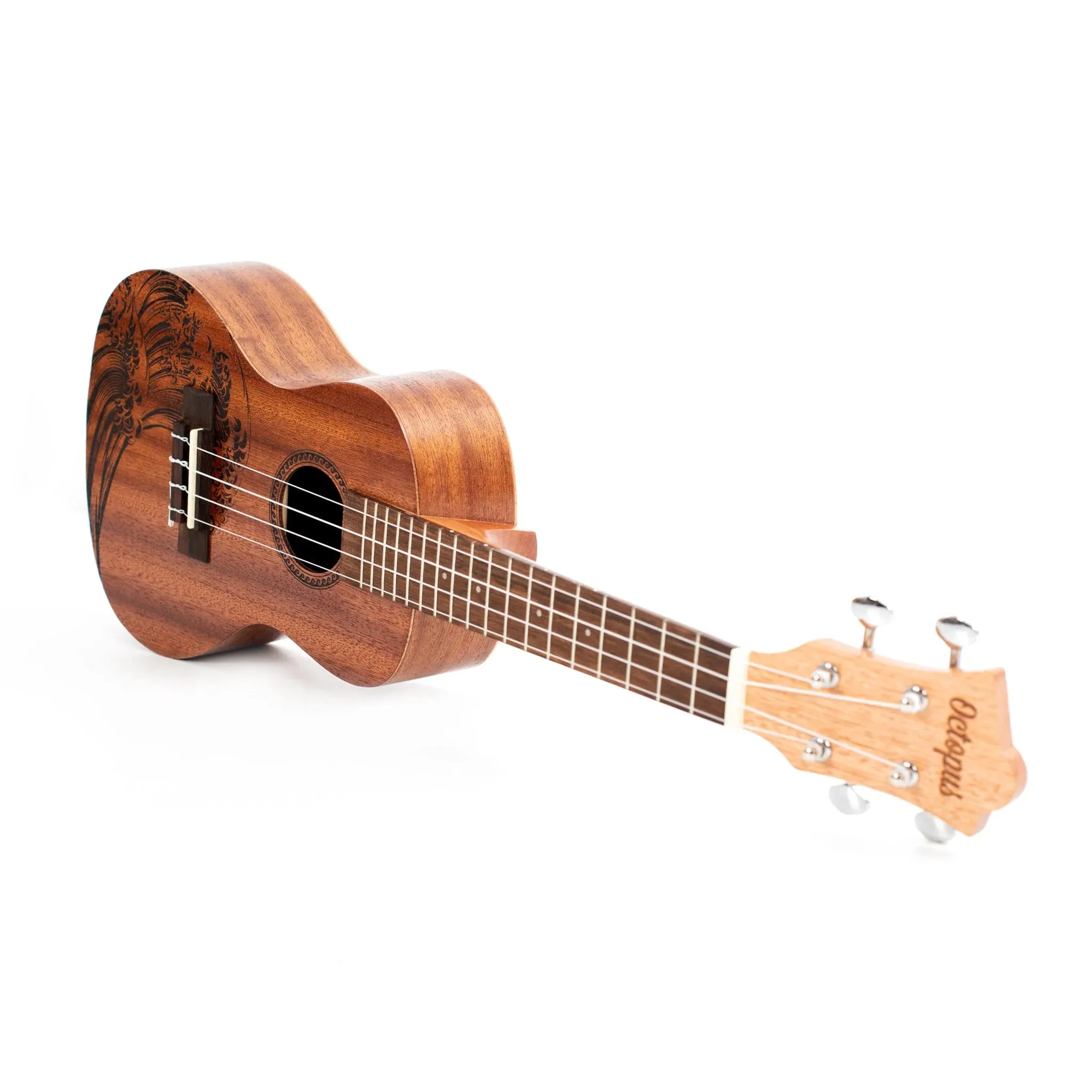 Octopus (UK230CW) Wave Concert Ukulele   Gig Bag