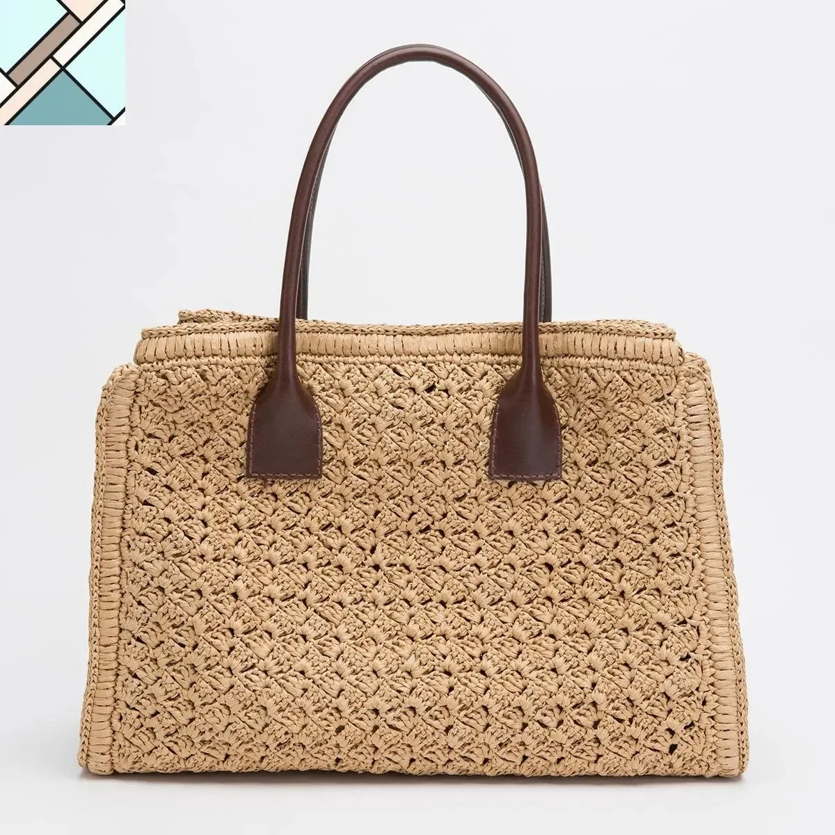 Odina Straw Shoulder Bag