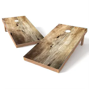 Official Size 2x4 Natural Wood Cornhole Game