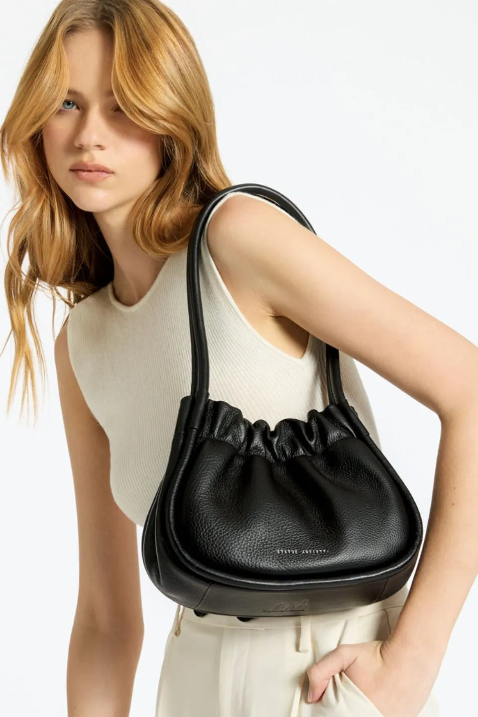 Ordinary Pleasures Black Shoulder Bag