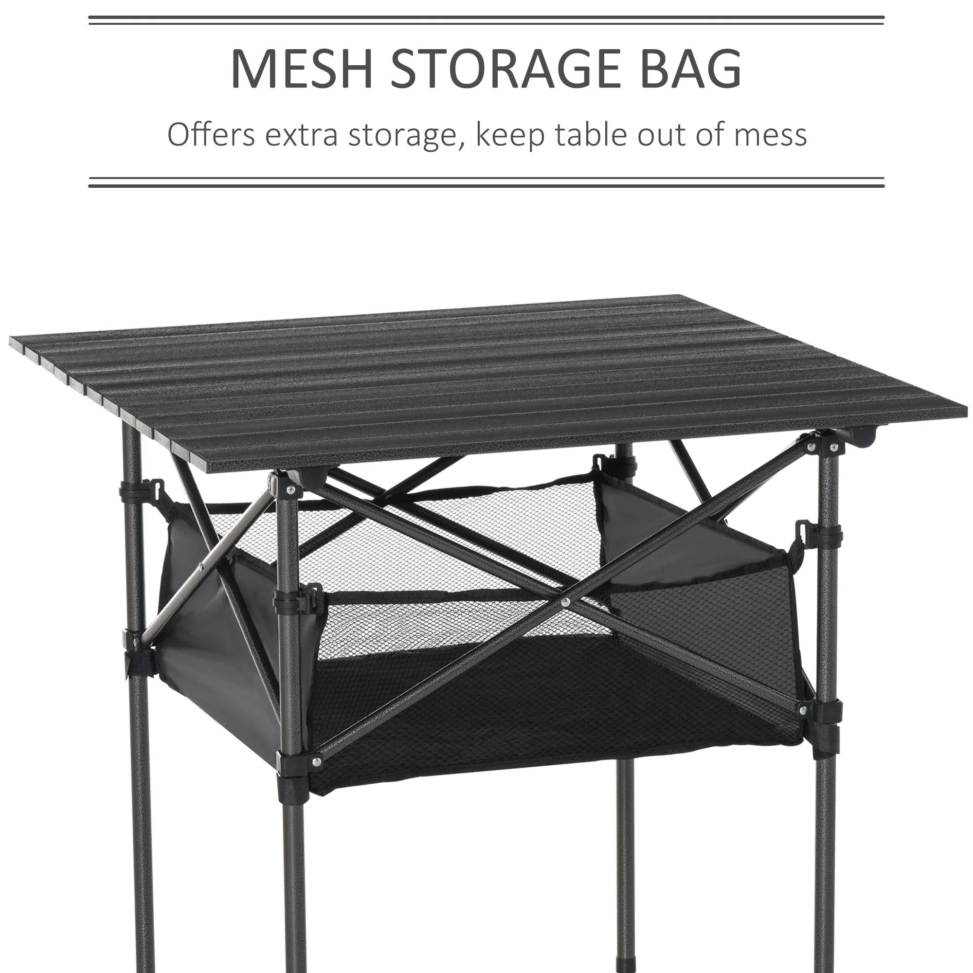 Outdoor Folding Camping Table W/ Storage Bag
