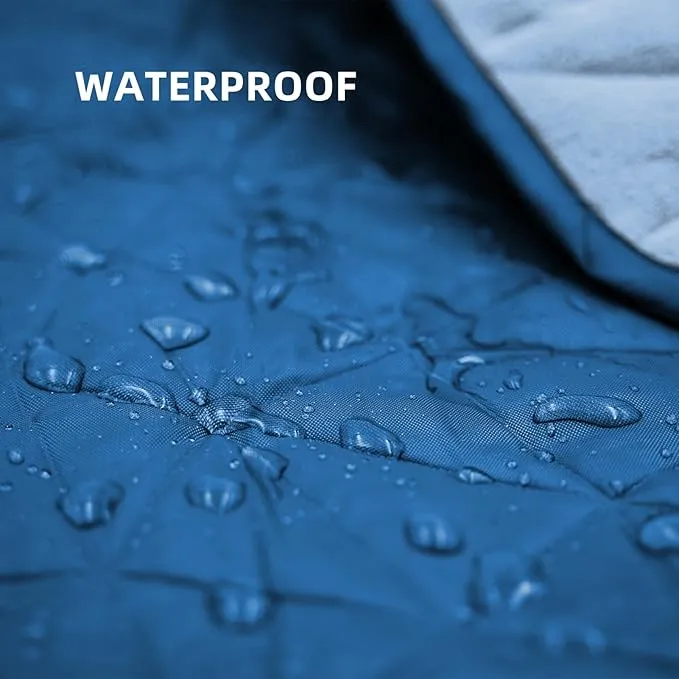 Outdoor Waterproof Blanket, Foldable Fleece Stadium Blanket for Outdoor Sports Event,Camping,Concerts, Car,Pet,Picnics -Windproof, Wearable,Machine Washable 80"x58"
