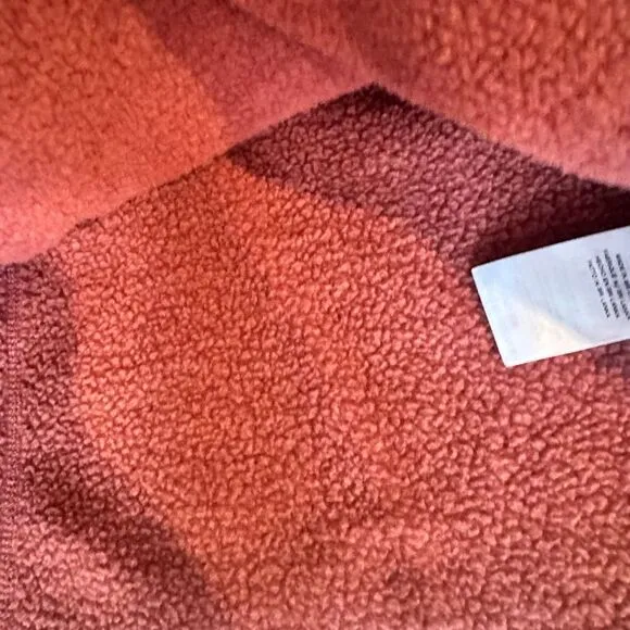 Patagonia Better Sweater Quarter-Zip Fleece Pullover Rust Orange Medium