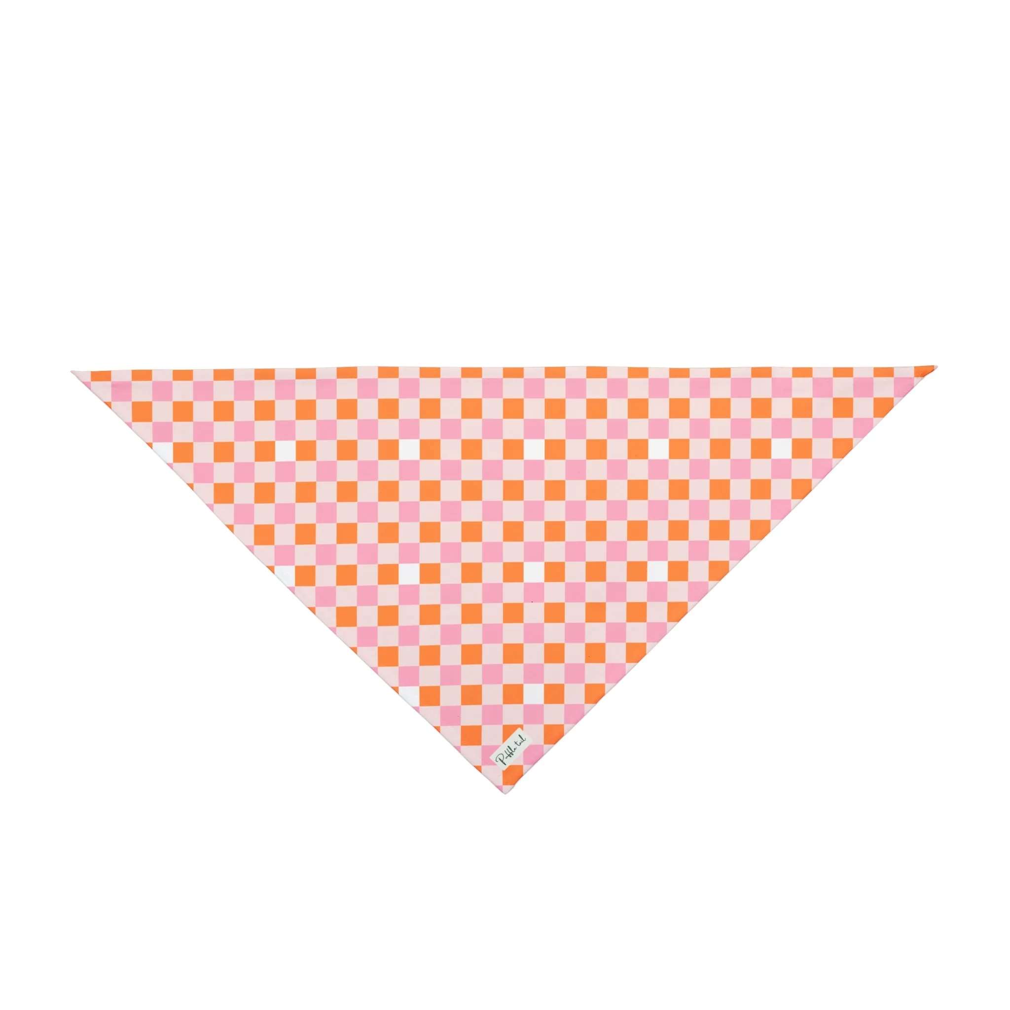 Peachy Picnic Checkered Bandana 🍑🧺