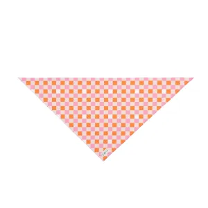 Peachy Picnic Checkered Bandana 🍑🧺