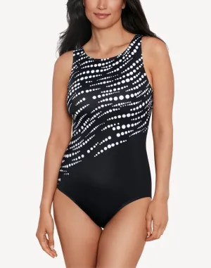 Perfect Bubbles High Neck One Piece