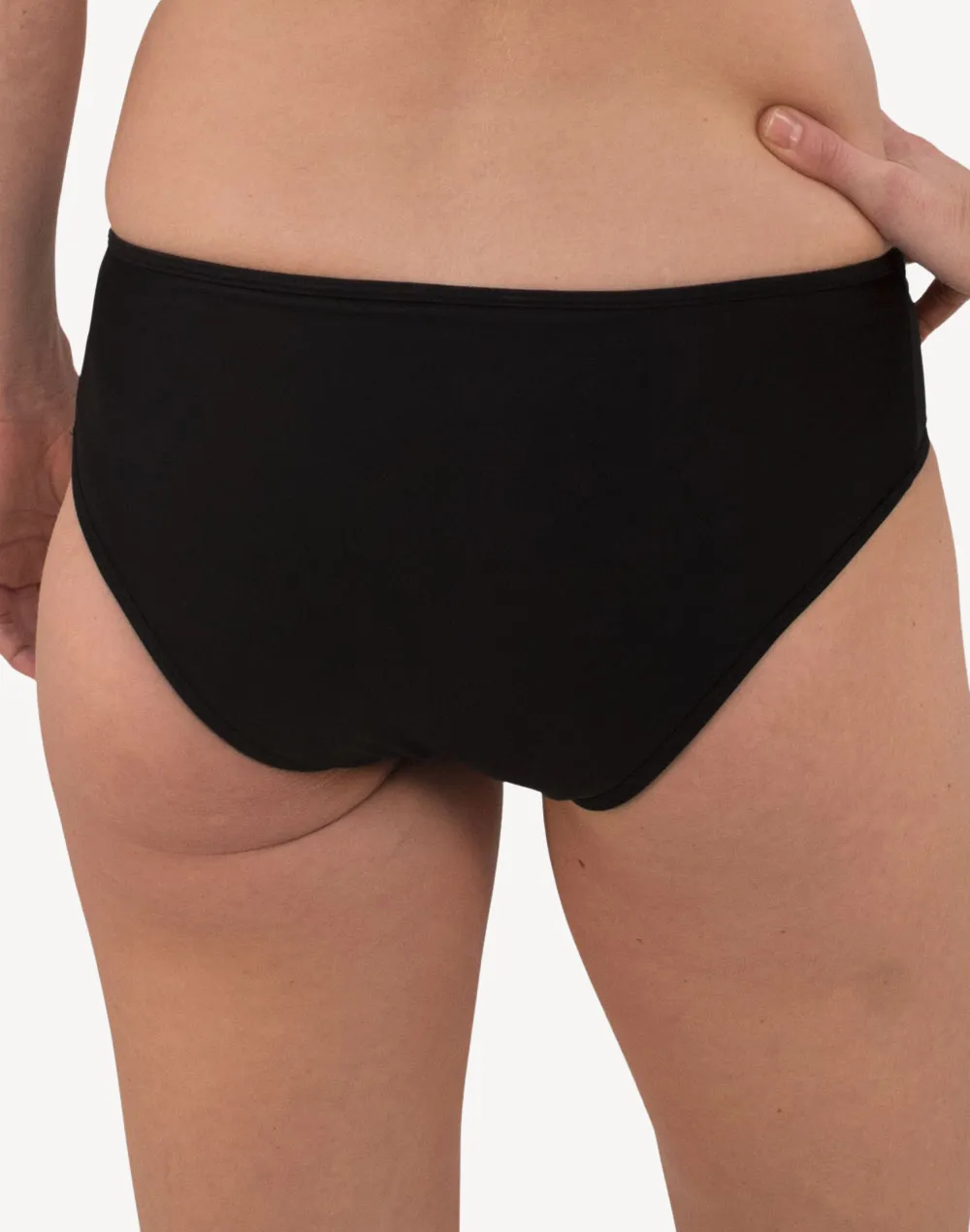 Period Swimwear Mid Waist Bikini Bottom