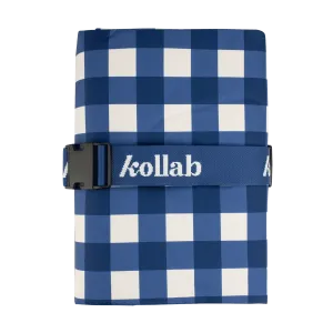 Picnic Mat Blue Check