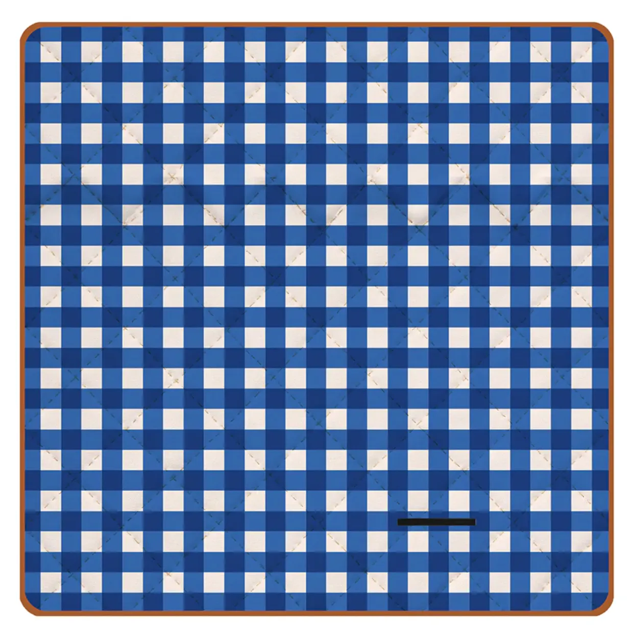 Picnic Mat - Cobalt Check