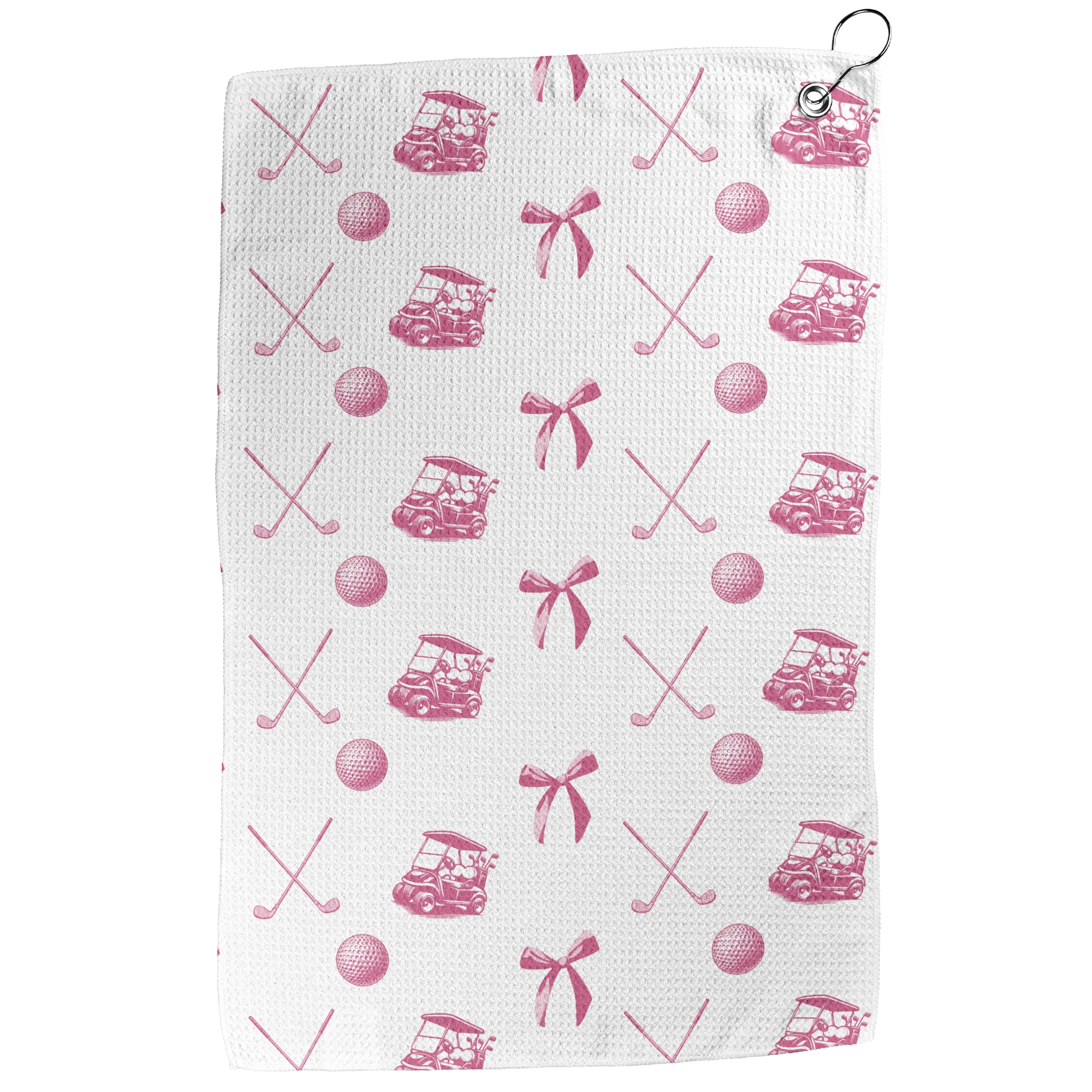 Pink Coquette Golf Towel