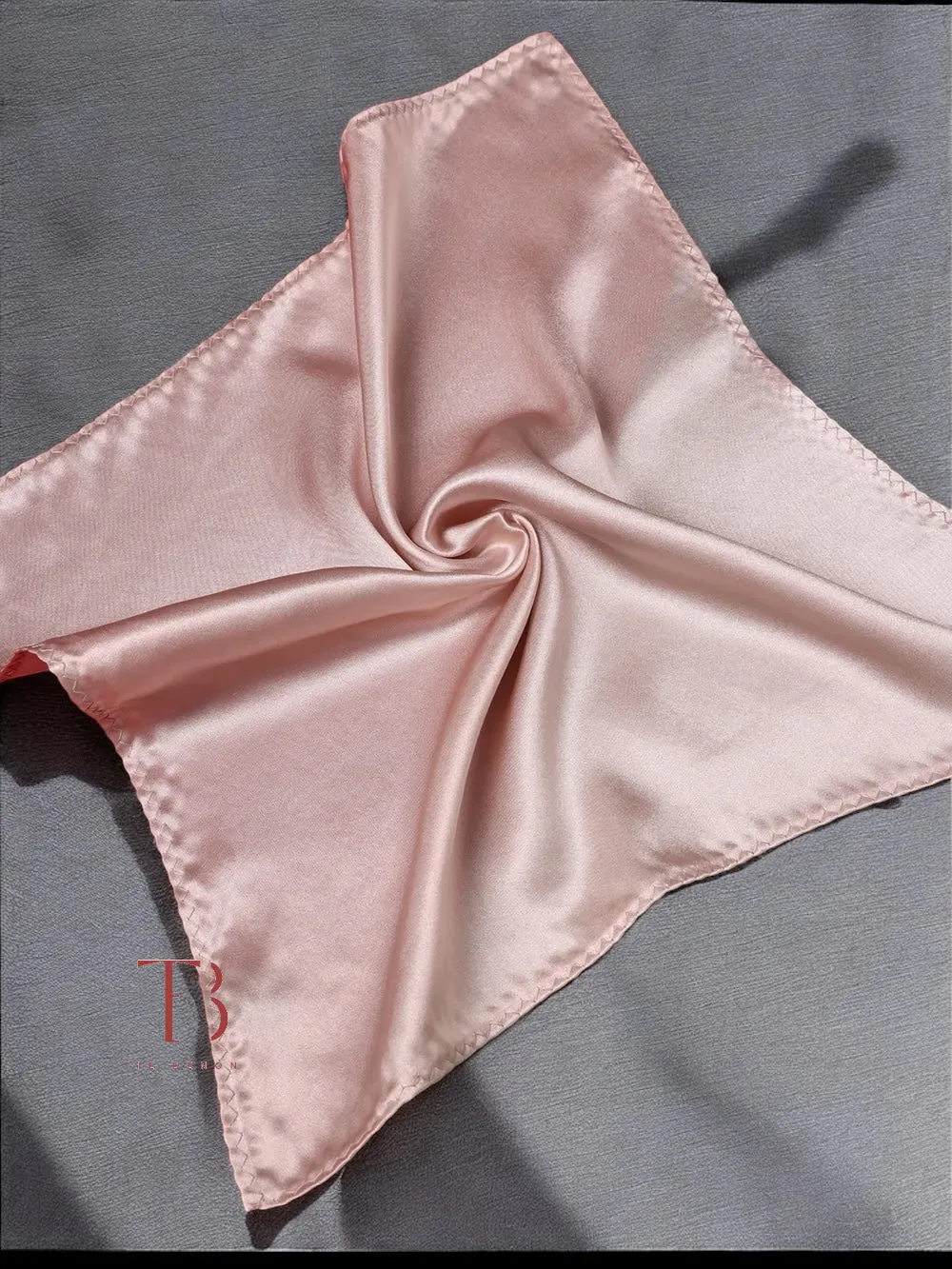 Pink Solid Pocket Square