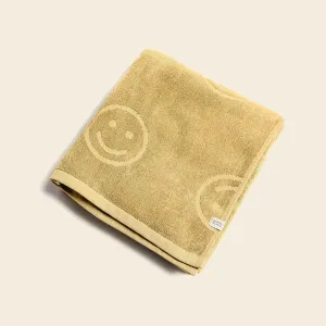 Poolside Smiley Terry Beach Towel