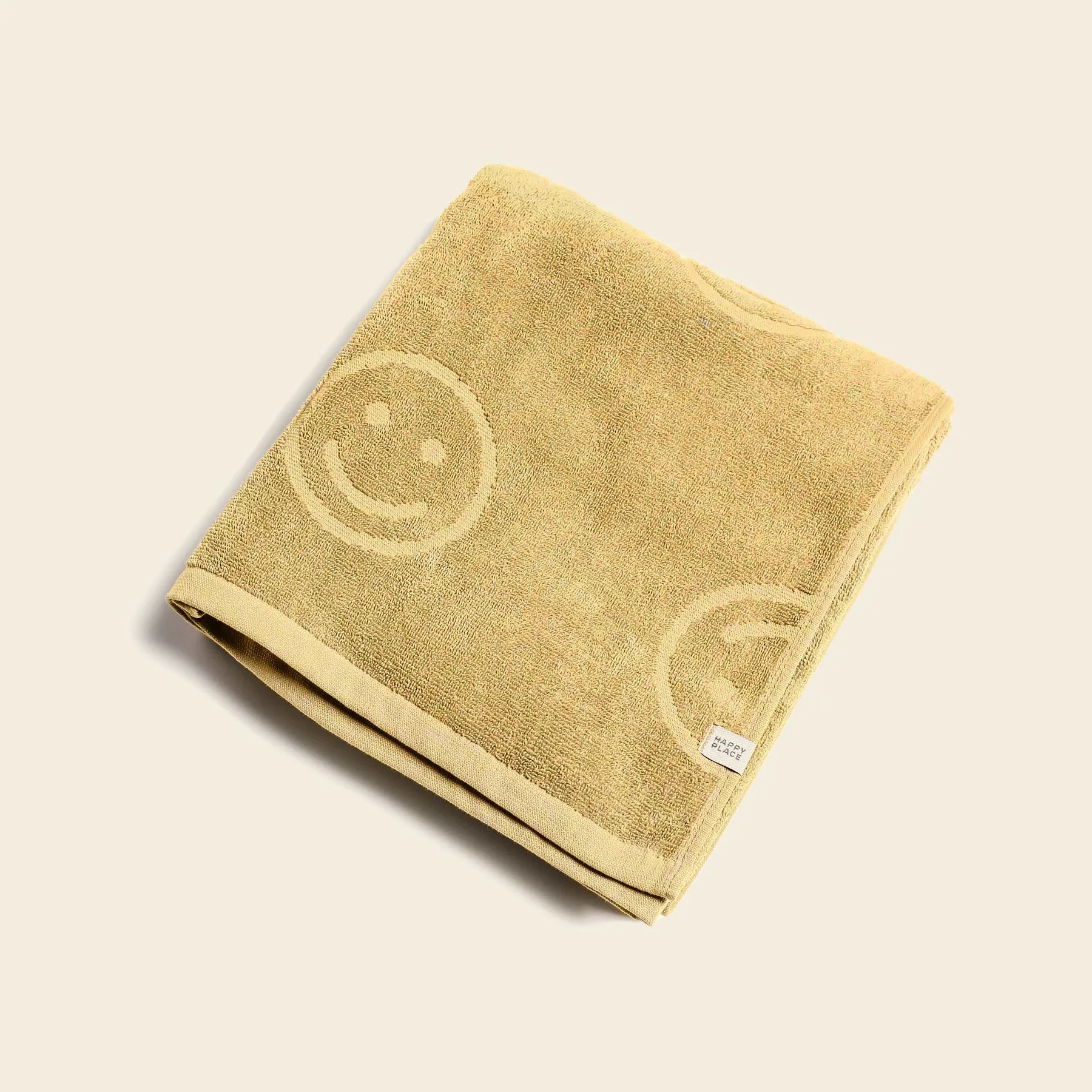 Poolside Smiley Terry Beach Towel