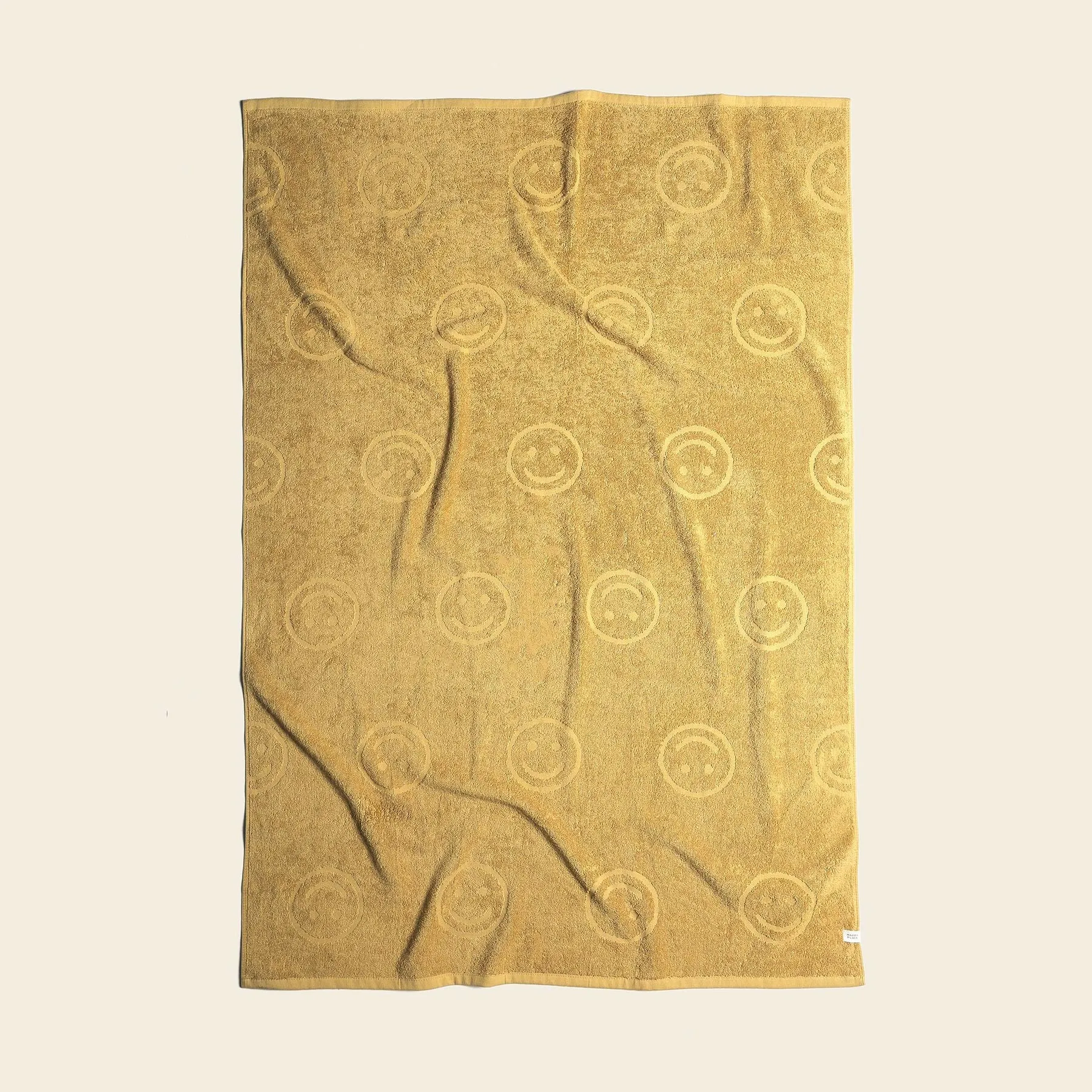 Poolside Smiley Terry Beach Towel