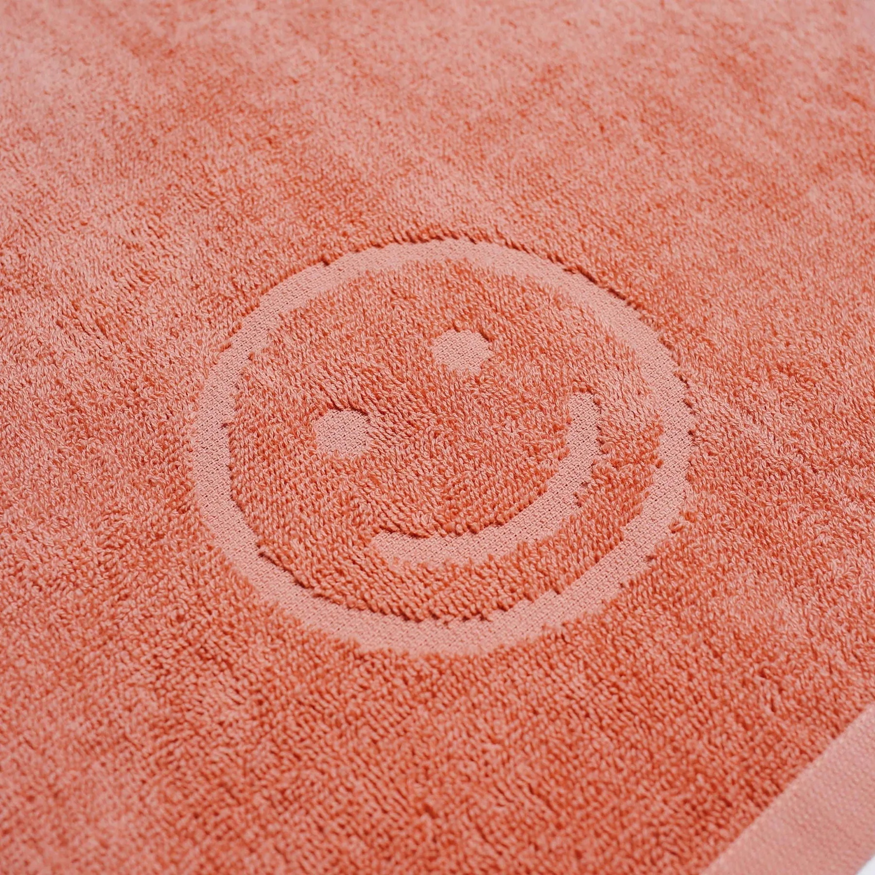 Poolside Smiley Terry Beach Towel