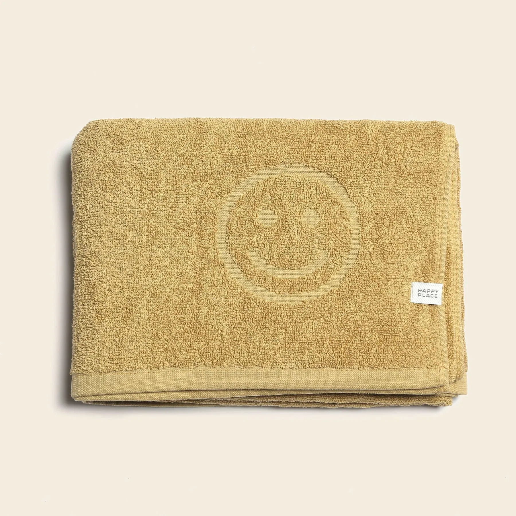 Poolside Smiley Terry Beach Towel