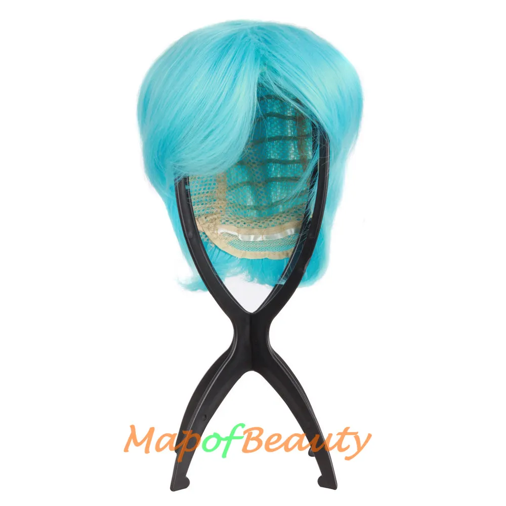 Portable Removable Collapsible Plastic Wig Stand,Wig Display Tool,Wig Rack