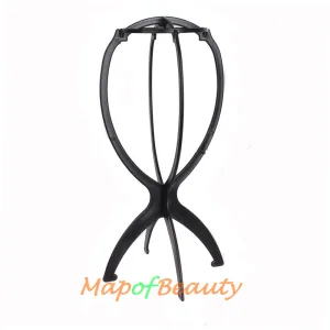 Portable Removable Collapsible Plastic Wig Stand,Wig Display Tool,Wig Rack