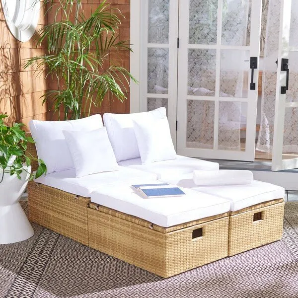Pramla Outdoor Sette With Ottoman Design: PAT7515D