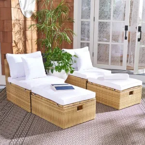 Pramla Outdoor Sette With Ottoman Design: PAT7515D