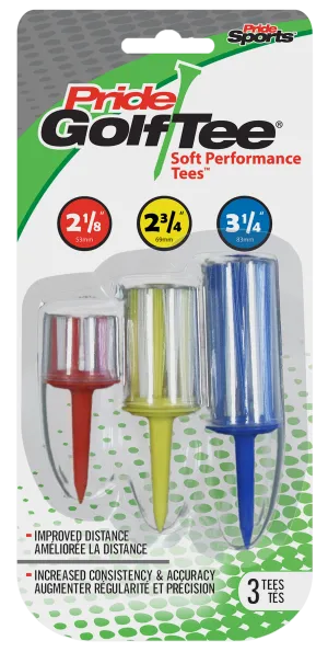 Pride Soft Performance Golf Tees