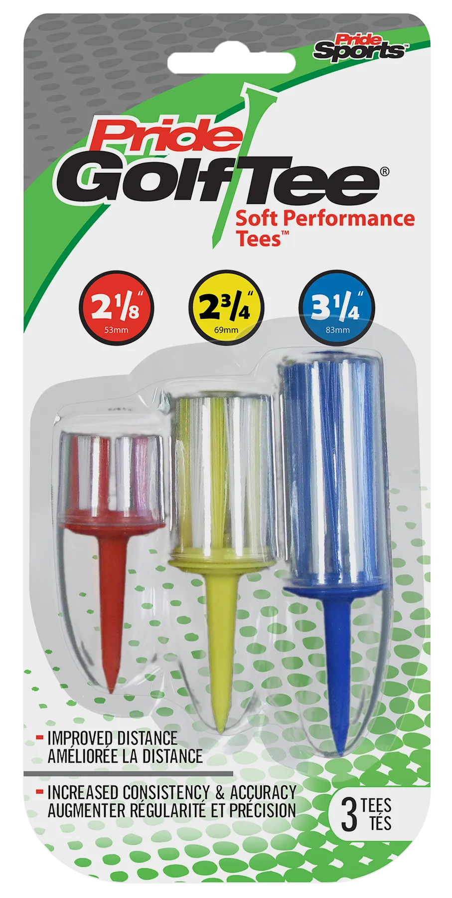 Pride Soft Performance Golf Tees