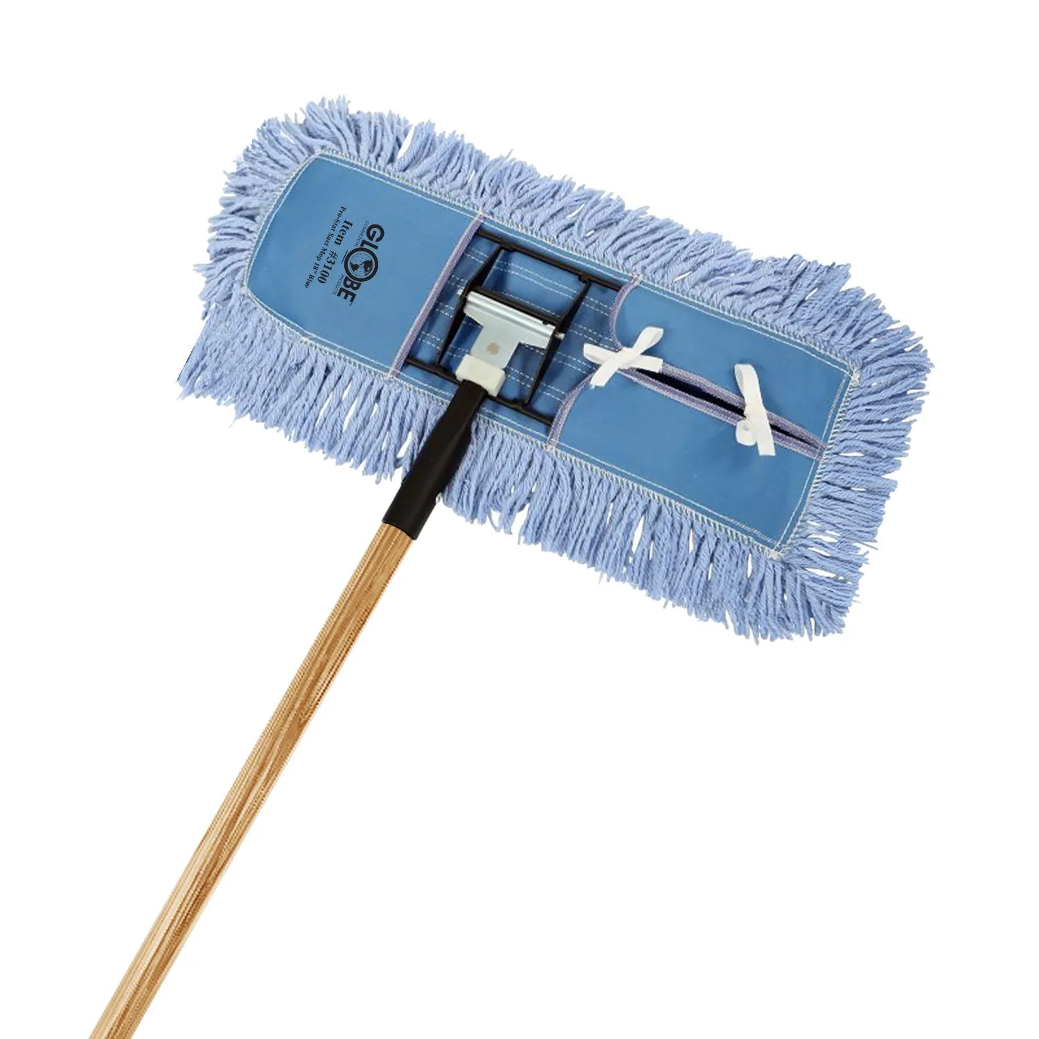 Pro-Stat® Completed Dust Mop with Snap-On Frame and 60" Metal Handle - Sold By The Case